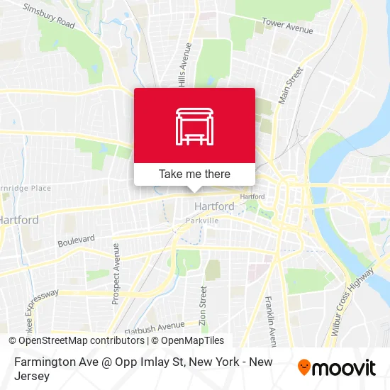 Mapa de Farmington Ave @ Opp Imlay St