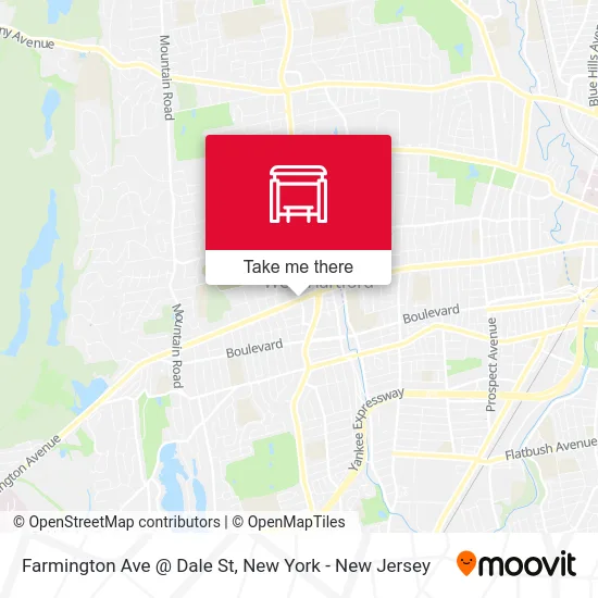 Farmington Ave @ Dale St map