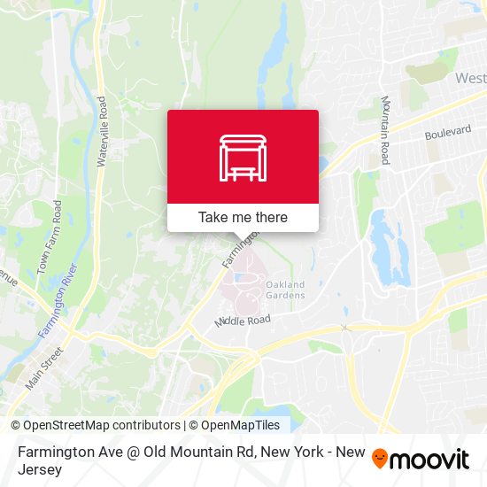 Farmington Ave @ Old Mountain Rd map