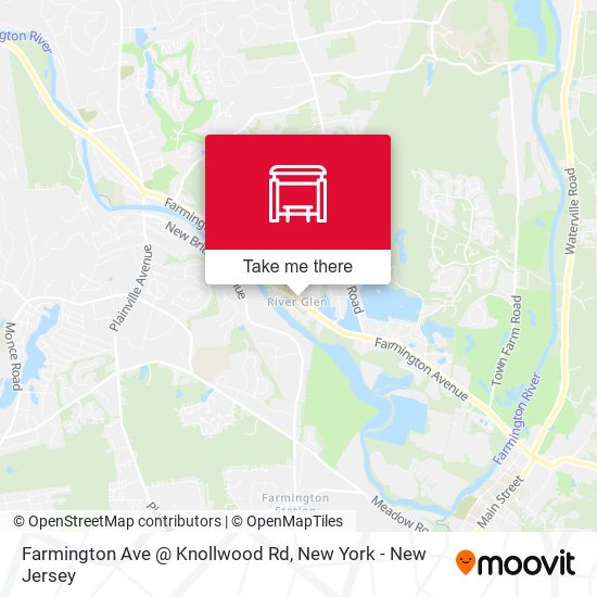 Farmington Ave @ Knollwood Rd map