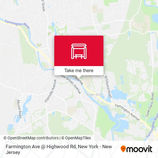 Mapa de Farmington Ave @ Highwood Rd