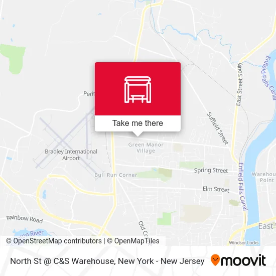 North St @ C&S Warehouse map