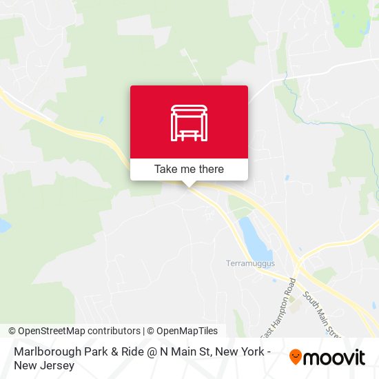 Mapa de Marlborough Park & Ride @ N Main St