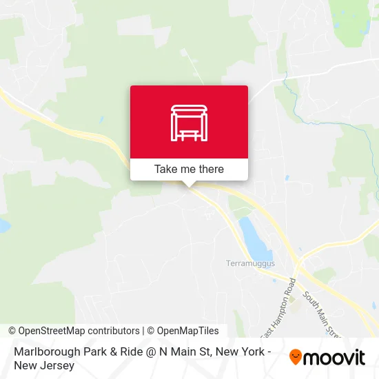 Marlborough Park & Ride @ N Main St map