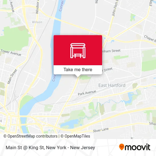 Main St @ King St map