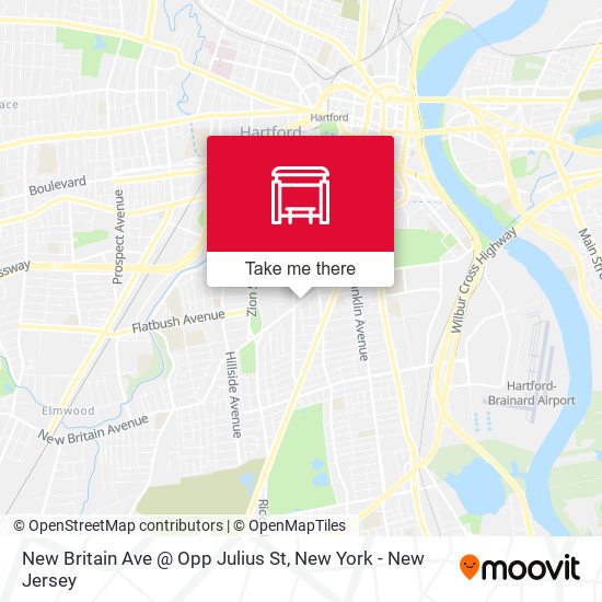 Mapa de New Britain Ave @ Opp Julius St