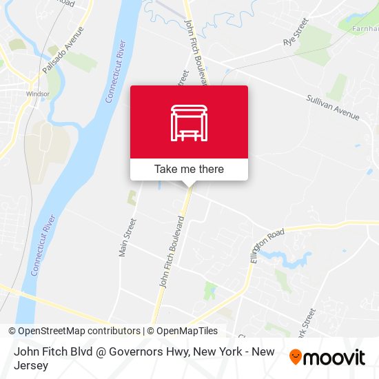John Fitch Blvd @ Governors Hwy map