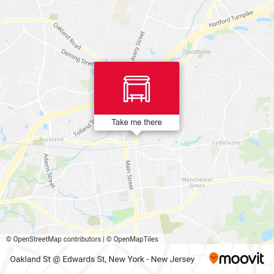 Oakland St @ Edwards St map