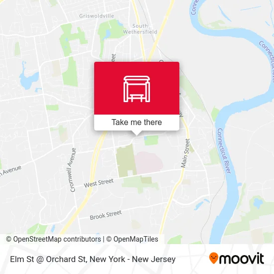 Elm St @ Orchard St map