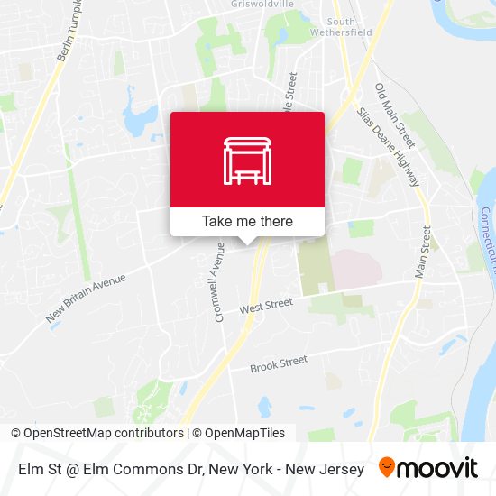Mapa de Elm St @ Elm Commons Dr