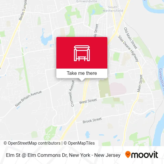 Elm St @ Elm Commons Dr map