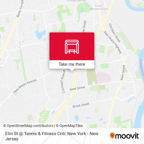Elm St @ Tennis & Fitness Cntr map