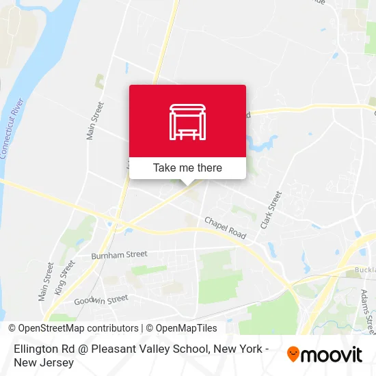 Ellington Rd @ Pleasant Valley School map