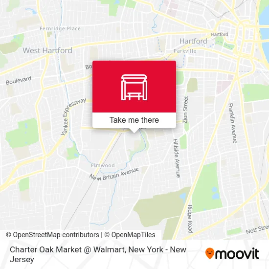 Charter Oak Market @ Walmart map