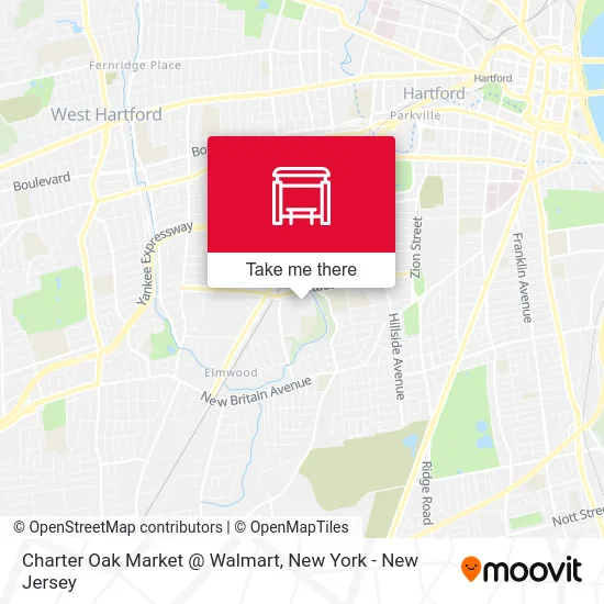 Charter Oak Market @ Walmart map