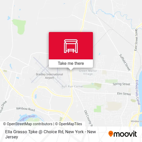 Ella Grasso Tpke @ Choice Rd map