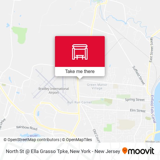 North St @ Ella Grasso Tpke map