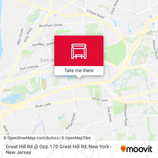 Mapa de Great Hill Rd @ Opp 170 Great Hill Rd