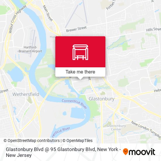Mapa de Glastonbury Blvd @ 95 Glastonbury Blvd