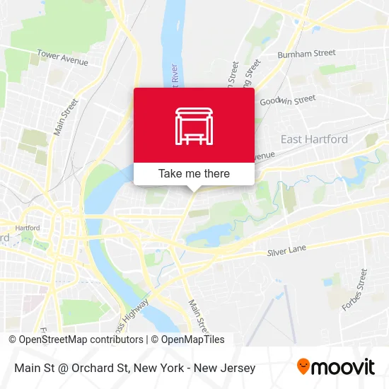 Main St @ Orchard St map