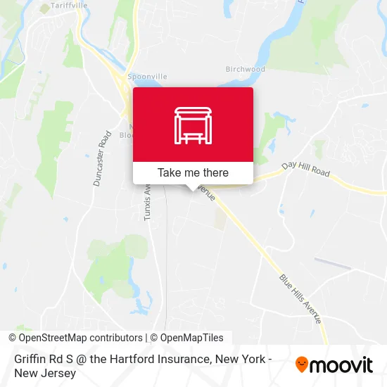 Griffin Rd S @ the Hartford Insurance map