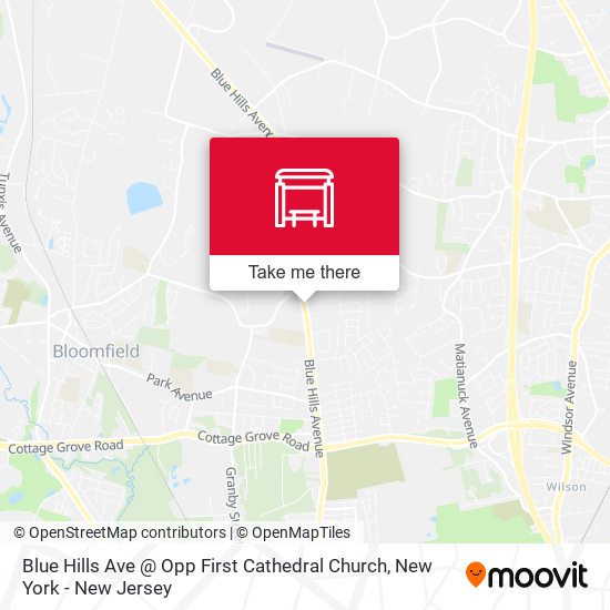 Mapa de Blue Hills Ave @ Opp First Cathedral Church
