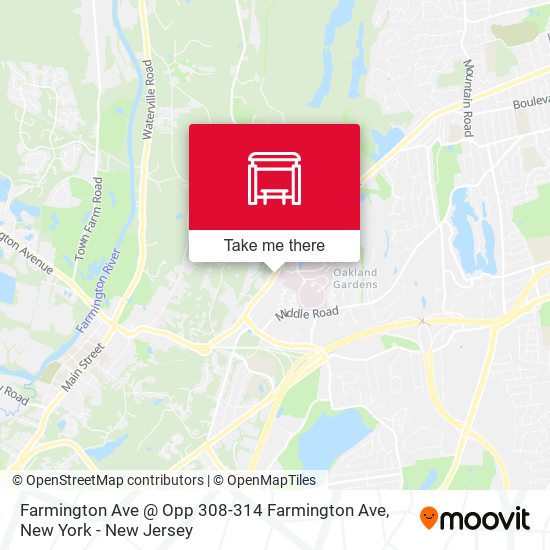 Farmington Ave @ Opp 308-314 Farmington Ave map