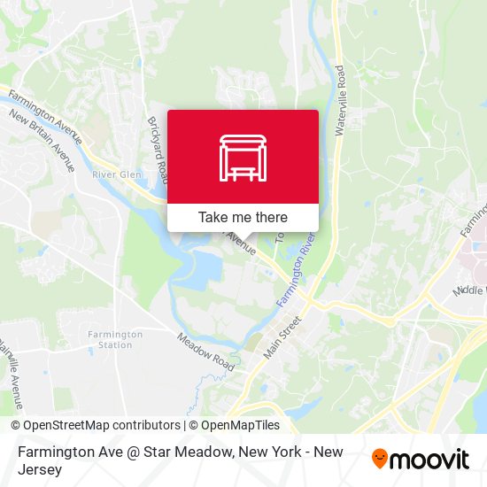 Farmington Ave @ Star Meadow map