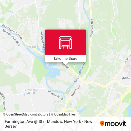 Farmington Ave @ Star Meadow map