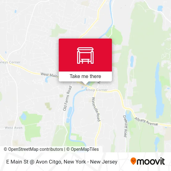 E Main St @ Avon Citgo map