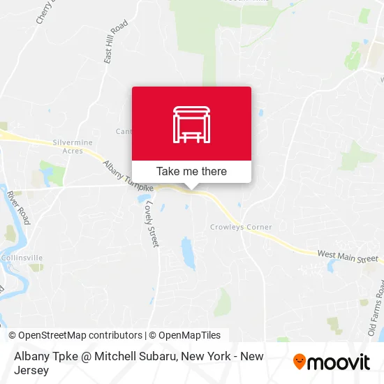 Mapa de Albany Tpke @ Mitchell Subaru
