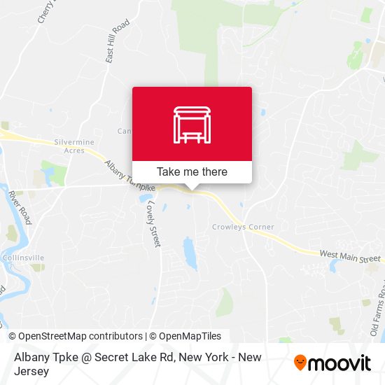 Albany Tpke @ Secret Lake Rd map