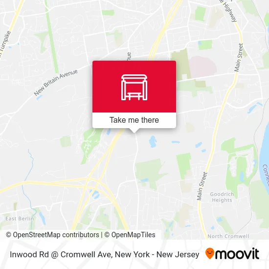 Inwood Rd @ Cromwell Ave map
