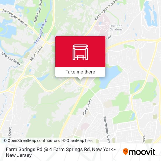 Farm Springs Rd @ 4 Farm Springs Rd map