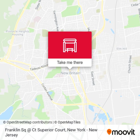 Franklin Sq @ Ct Superior Court map
