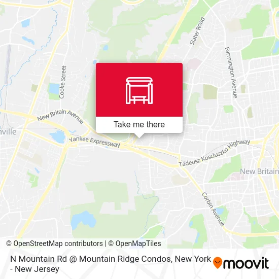 N Mountain Rd @ Mountain Ridge Condos map