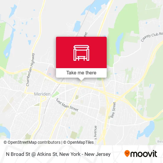 Mapa de N Broad St @ Atkins St