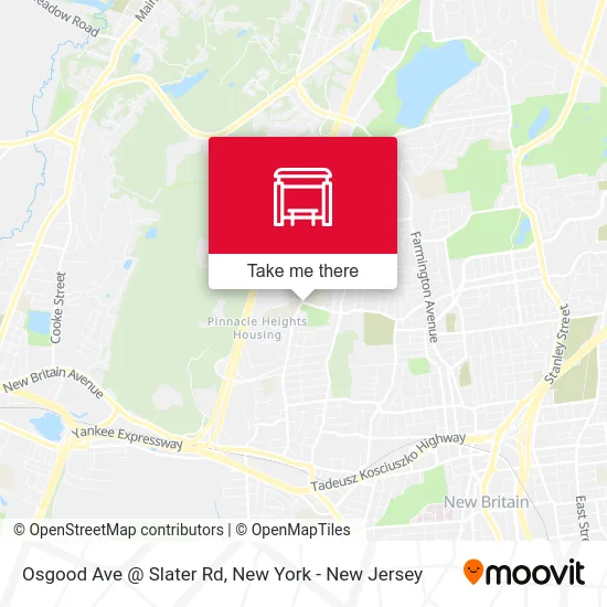 Osgood Ave @ Slater Rd map