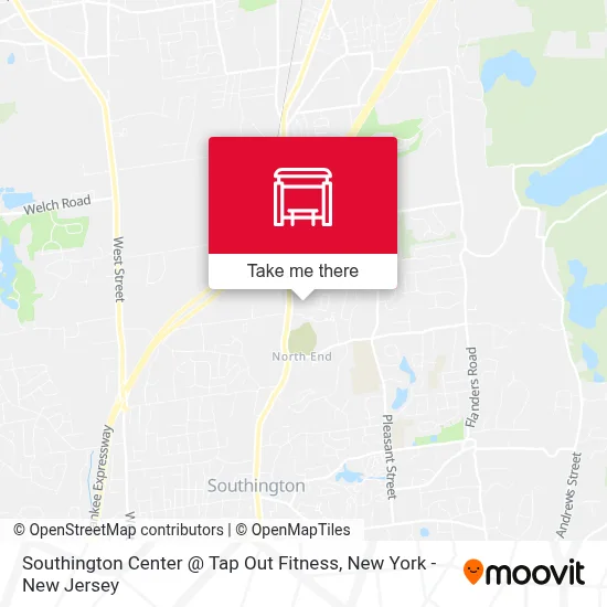 Southington Center @ Tap Out Fitness map