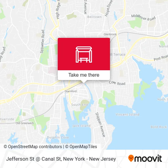 Jefferson St @ Canal St map