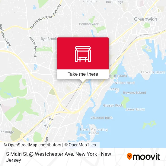 S Main St @ Westchester Ave map