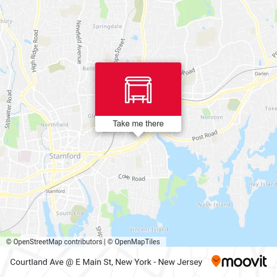Courtland Ave @ E Main St map