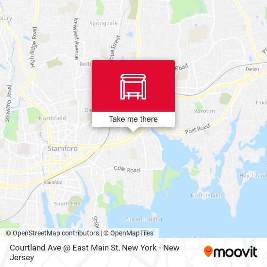 Mapa de Courtland Ave @ East Main St