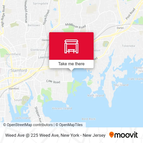 Weed Ave @ 225 Weed Ave map