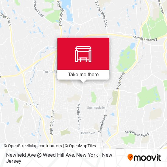 Newfield Ave @ Weed Hill Ave map