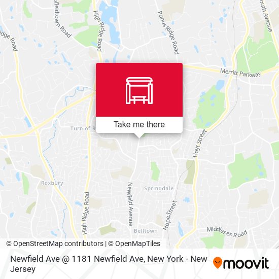 Mapa de Newfield Ave @ 1181 Newfield Ave