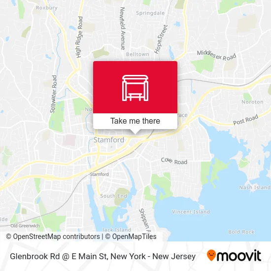 Glenbrook Rd @ E Main St map