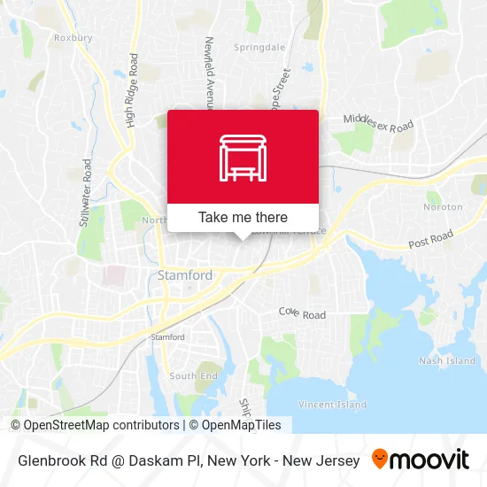 Glenbrook Rd @ Daskam Pl map
