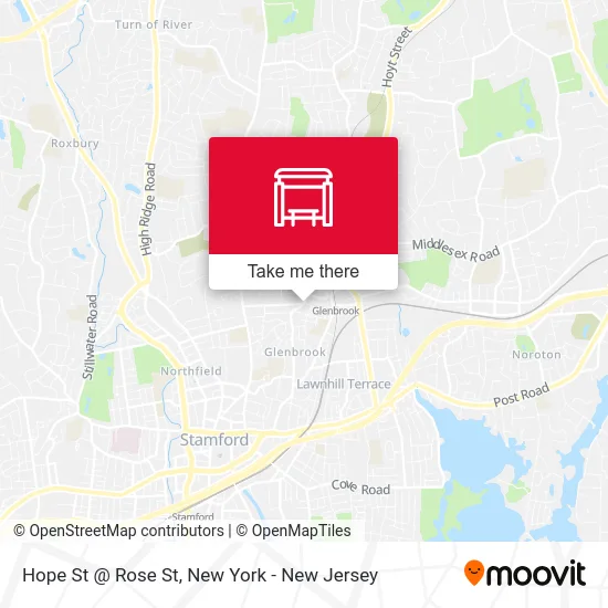 Hope St @ Rose St map