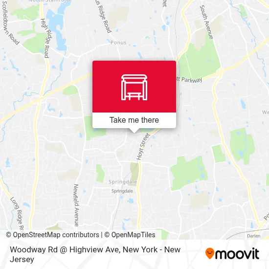 Woodway Rd @ Highview Ave map